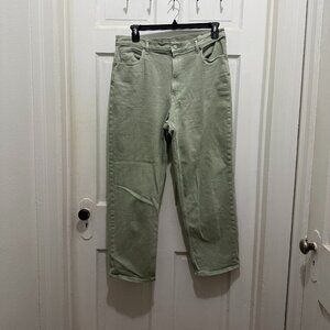 Everlane Organic Cotton Way High Jeans - Mint